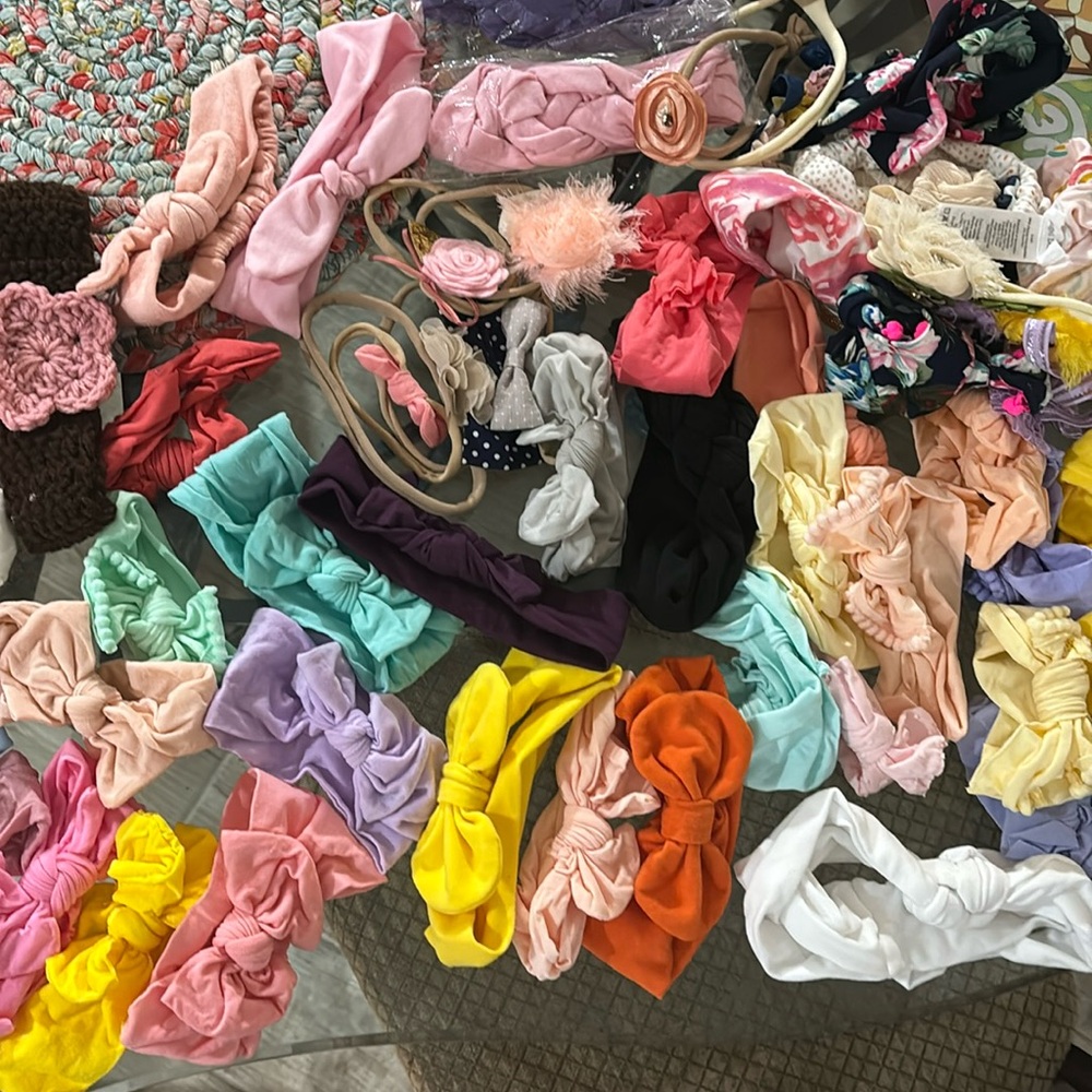 Baby Girl Bows Headbands
